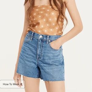 NWT J Crew High Rise Denim Shorts Size 26